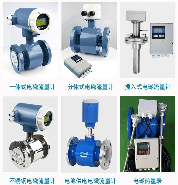 高精度污水流量計產品分類圖