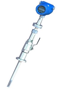 插入式熱式氣體質(zhì)量流量計滿管型外觀結(jié)構(gòu)圖