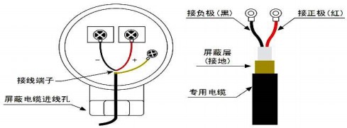 甲苯流量計探頭接線圖