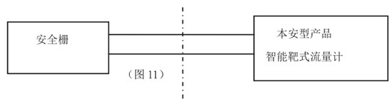 石蠟流量計(jì)本安系統(tǒng)接線圖